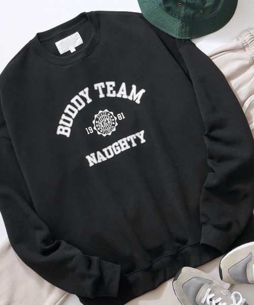 Anchor Smith（アンカー スミス）の「オーバーサイズ カレッジデザイン プルオーバースウェット（スウェット・メンズ・グリーン系その他/グレー系その他/ブラック系その他/ホワイト系その他/ネイビー系/ホワイト系その他3/ホワイト系その他2/グリーン系その他2/グレー系その他3/ブラック系その他2/グレー系その他2/ネイビー系3/ブラック系その他3/グリーン系その他3/ネイビー系2/グレー系3/ライトグレー系3/ライトグレー系4/グレー系4/グレー系/ネイビー系4/グリーン系その他4・M/L）」の7枚目の写真