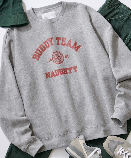 Anchor Smith（アンカー スミス）の「オーバーサイズ カレッジデザイン プルオーバースウェット（スウェット・メンズ・グリーン系その他/グレー系その他/ブラック系その他/ホワイト系その他/ネイビー系/ホワイト系その他3/ホワイト系その他2/グリーン系その他2/グレー系その他3/ブラック系その他2/グレー系その他2/ネイビー系3/ブラック系その他3/グリーン系その他3/ネイビー系2/グレー系3/ライトグレー系3/ライトグレー系4/グレー系4/グレー系/ネイビー系4/グリーン系その他4・M/L）」の10枚目の写真