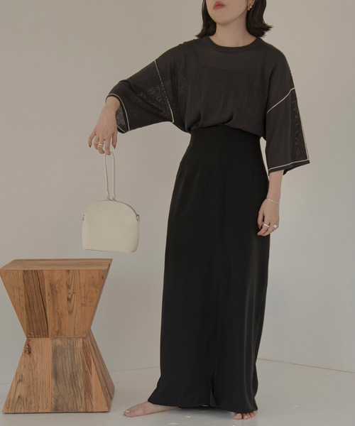 lawgy（ラウジー）の「slit simple tight skirt（スカート・レディース・ブラック・FREE）」の14枚目の写真