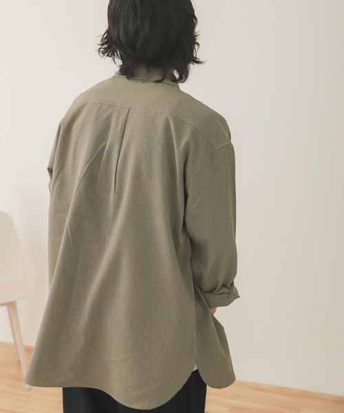SENSE OF PLACE by URBAN RESEARCH（センスオブプレイスバイアーバンリサーチ）の「【セットアップ対応】チェックルーズシャツ（シャツ/ブラウス・メンズ・ベージュ/ベージュ系その他・LARGE/MEDIUM）」の21枚目の写真