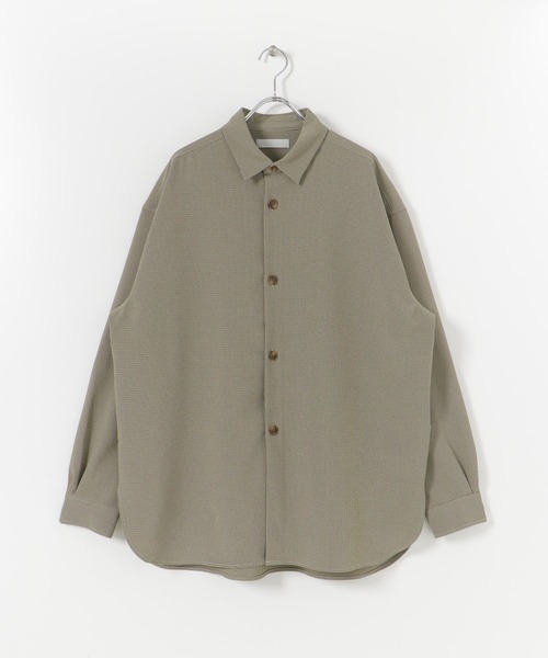 SENSE OF PLACE by URBAN RESEARCH（センスオブプレイスバイアーバンリサーチ）の「【セットアップ対応】チェックルーズシャツ（シャツ/ブラウス・メンズ・ベージュ/ベージュ系その他・LARGE/MEDIUM）」の8枚目の写真