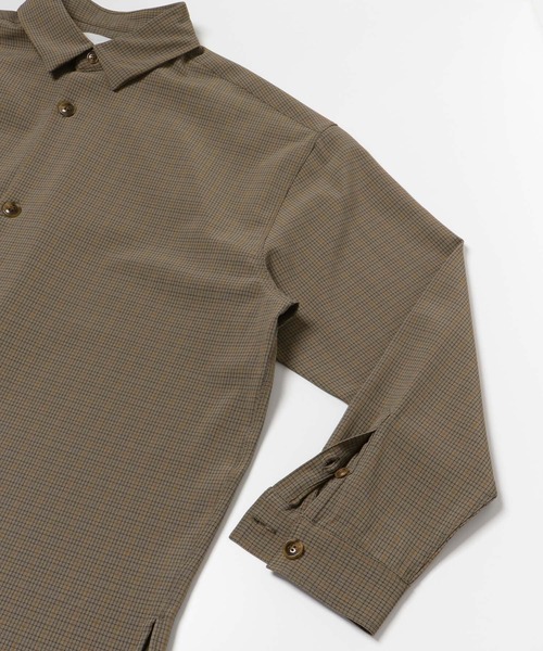 SENSE OF PLACE by URBAN RESEARCH（センスオブプレイスバイアーバンリサーチ）の「【セットアップ対応】チェックルーズシャツ（シャツ/ブラウス・メンズ・ベージュ/ベージュ系その他・LARGE/MEDIUM）」の9枚目の写真