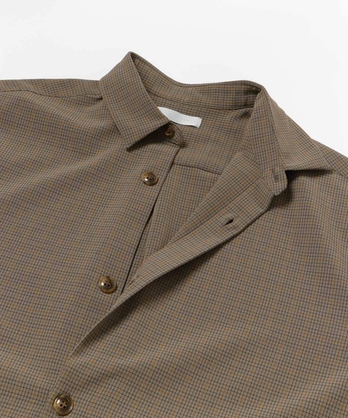 SENSE OF PLACE by URBAN RESEARCH（センスオブプレイスバイアーバンリサーチ）の「【セットアップ対応】チェックルーズシャツ（シャツ/ブラウス・メンズ・ベージュ/ベージュ系その他・LARGE/MEDIUM）」の10枚目の写真
