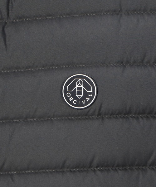 ORCIVAL（オーシバル）の「【ORCIVAL】インナーダウン クルーネックベスト MEN（ダウンベスト・メンズ・ブラック/チャコール/ネイビー・3/4/5）」の19枚目の写真