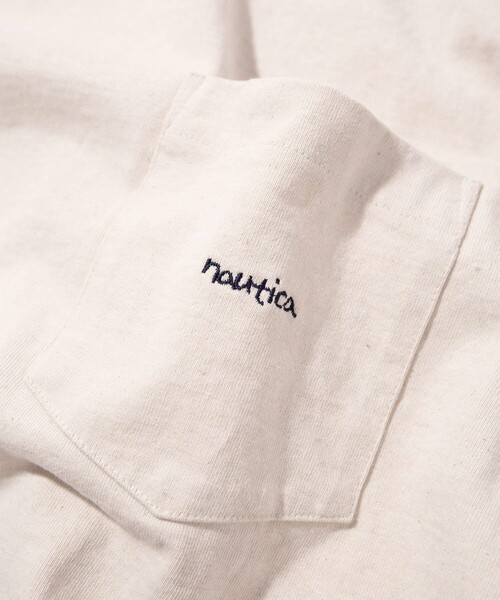 NAUTICA（ノーティカ）の「NAUTICA/ノーティカ “TOO HEAVY” Pocket L/S Tee/トゥーヘヴィーポケットロングスリーブTシャツ（Tシャツ/カットソー・メンズ・ホワイト/ライトグレー/ブラック/ベージュ/ネイビー/グリーン/ワインレッド・MEDIUM/LARGE/X-LARGE/XX-LARGE）」の15枚目の写真