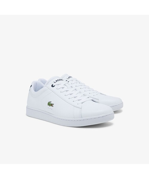 LACOSTE(ラコステ)の「メンズ CARNABY EVO BL 21 1(スニーカー・メンズ・ホワイト×ネイビー/ブラック×ホワイト/ホワイト・25.5cm/26.5cm/28.5cm/25.0cm/26.0cm/27.0cm/28.0cm)」の4枚目の写真
