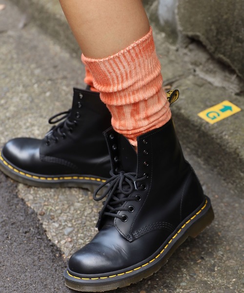 CAL O LINE（キャルオーライン）の「CAL O LINE/キャルオーライン TIE DYE LONG SOCKS タイダイ ソックス ロングソックス 靴下（ソックス/靴下・メンズ・パープル/ホワイト/ブラック/レッド/ブルー/イエロー/オリーブドラブ/オレンジ/ベージュ系・ONE SIZE）」の22枚目の写真