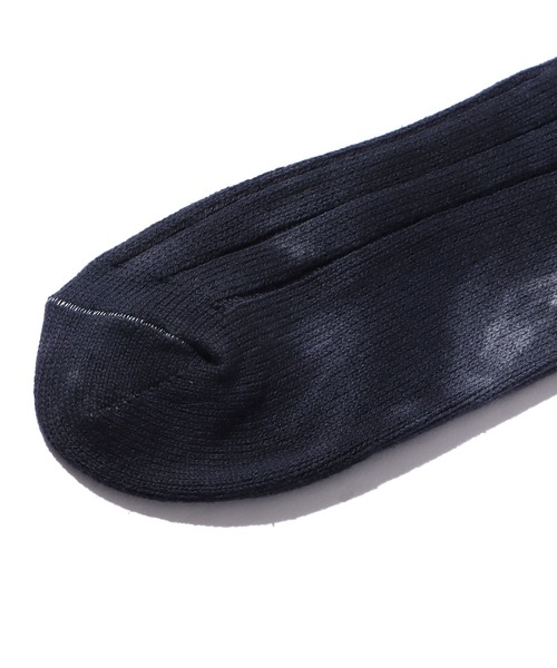 CAL O LINE（キャルオーライン）の「CAL O LINE/キャルオーライン TIE DYE LONG SOCKS タイダイ ソックス ロングソックス 靴下（ソックス/靴下・メンズ・パープル/ホワイト/ブラック/レッド/ブルー/イエロー/オリーブドラブ/オレンジ/ベージュ系・ONE SIZE）」の19枚目の写真