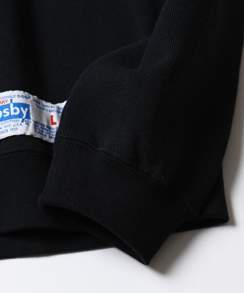 FREAK'S STORE(フリークスストア)の「WEB限定 GERRY COSBY×FREAK'S STORE/ジェリーコスビー 別注 ビッグシルエット カレッジロゴ クルーネックスウェット/刺繍(スウェット・メンズ・ブラック/杢グレー/ネイビー/ダークグリーン・SMALL/X-LARGE/MEDIUM/LARGE)」の9枚目の写真