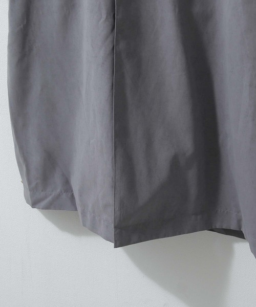 ZIP FIVE（ジップファイブ）の「【ZIP FIVE】オーバーサイズ　フェイクスウェードセミダブルオーバーコート（ステンカラーコート・メンズ・ブラック/ダークブラウン/ブルーグレー/グレイッシュベージュ・MEDIUM/LARGE）」の10枚目の写真