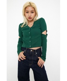 LAGUA GEM | SLEEVE SLIT TOPS(Tシャツ/カットソー)