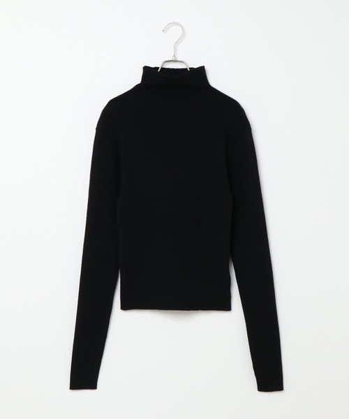 notch.（ノッチ）の「リブタートルネックプルオーバー（ニット/セーター・レディース・グリーン/オフホワイト/ブラック/ベージュ・M）」の14枚目の写真