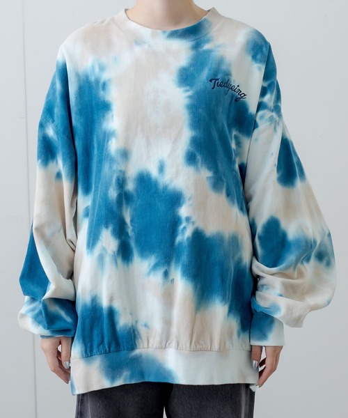 RASVOA(ラスボア)の「タイダイスウェット(スウェット・レディース・ブラック/ブルー・FREE)」の21枚目の写真