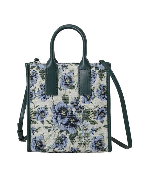 merry jenny（メリージェニー）の「ジャガード2way bag（ハンドバッグ・レディース・ブラック/ベージュ・FREE）」の3枚目の写真