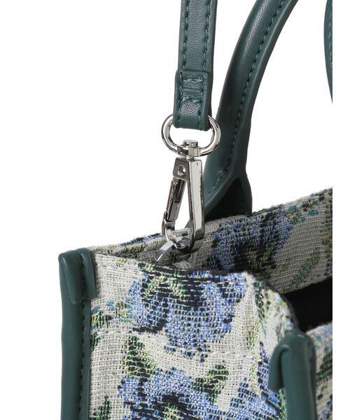 merry jenny（メリージェニー）の「ジャガード2way bag（ハンドバッグ・レディース・ブラック/ベージュ・FREE）」の11枚目の写真