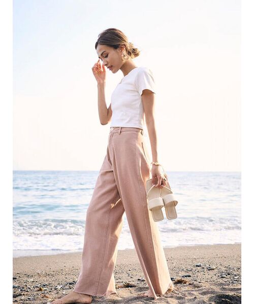 To the sea ワッフルワイドパンツの通販 by chawatan's shop｜ラクマ