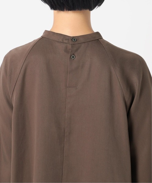 Simplicite(サンプリシテ)の「フロントタック ラップブラウス◆(Tシャツ/カットソー・レディース・ブラウン/ブルー・FREE)」の8枚目の写真