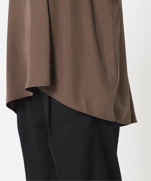 Simplicite(サンプリシテ)の「フロントタック ラップブラウス◆(Tシャツ/カットソー・レディース・ブラウン/ブルー・FREE)」の20枚目の写真