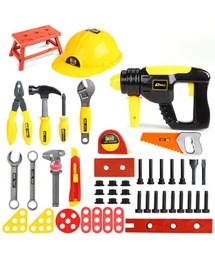 CALIFORNIATOYS | プラスチックおもちゃ工具 48ピースセット(おもちゃ)