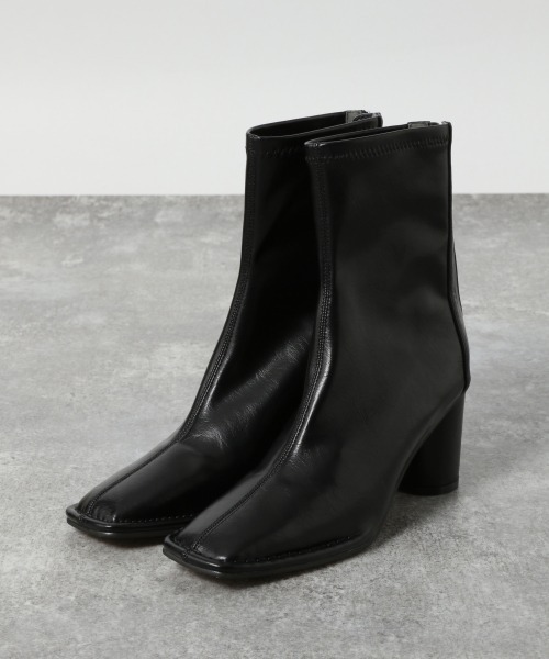 JEANASIS（ジーナシス）の「ストレッチモカシンブーツ/237337（ブーツ・レディース・ブラック/イエロー系その他/ホワイト・LARGE/MEDIUM）」の10枚目の写真