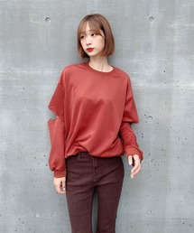 Voyage titty&Co.PETIT | 【Voyage titty&Co. PETIT】カットスリーブロンTee(Tシャツ/カットソー)