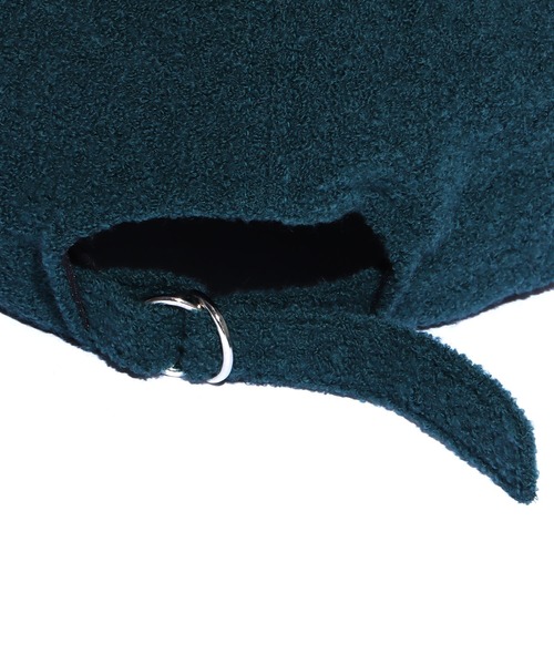 LACOSTE（ラコステ）の「LACOSTE/ラコステ ウールキャップ（キャップ・メンズ・オフホワイト/グリーン・FREE）」の3枚目の写真