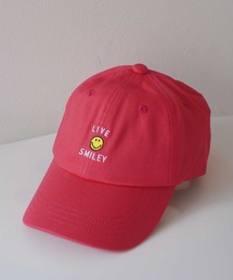 【 LIVE SMILEY / ライブスマイリー 】 LIVE SMILEY LOW CAP / スマイルマーク ロー キャップ