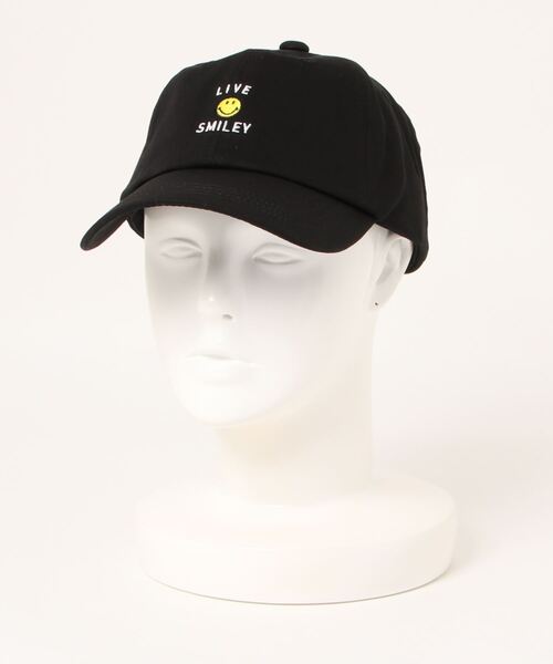 RiNc (リンク)の「【 LIVE SMILEY / ライブスマイリー 】 LIVE SMILEY LOW CAP / スマイルマーク ロー キャップ(キャップ・レディース・ブラック/ピンク/ホワイト/チャコールグレー/ベージュ・FREE)」の10枚目の写真