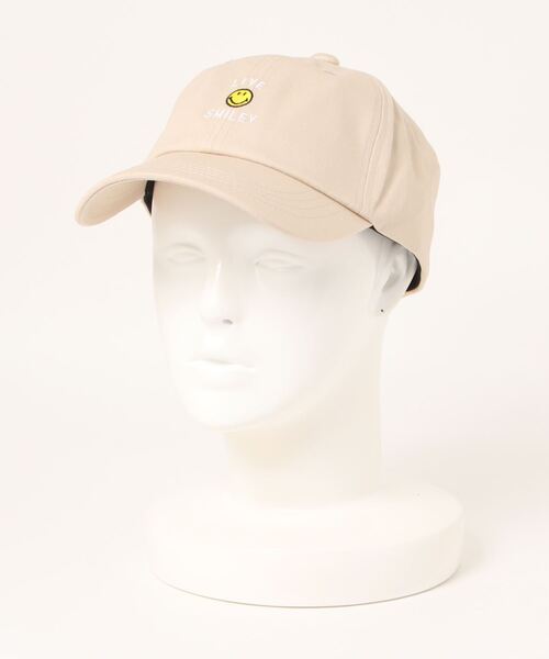 RiNc (リンク)の「【 LIVE SMILEY / ライブスマイリー 】 LIVE SMILEY LOW CAP / スマイルマーク ロー キャップ(キャップ・レディース・ブラック/ピンク/ホワイト/チャコールグレー/ベージュ・FREE)」の11枚目の写真