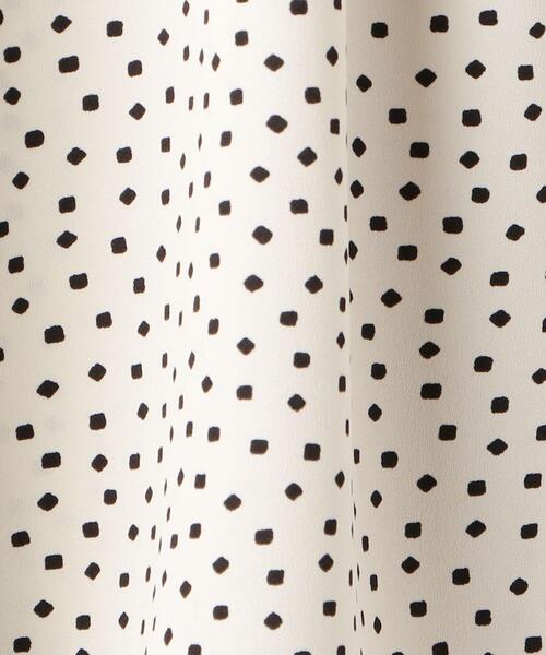 green label relaxing（グリーンレーベルリラクシング）の「ボウタイ バック ギャザー ロングスリーブ ブラウス ドット（シャツ/ブラウス・レディース・オフホワイト/ブラック/その他1/ベージュ・FREE）」の21枚目の写真