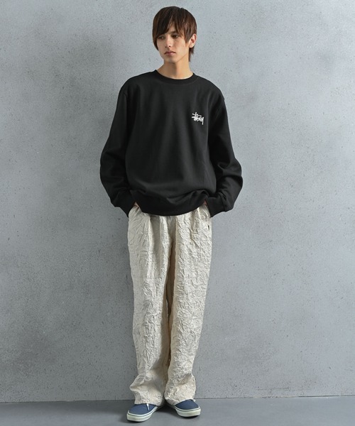 STUSSY（ステューシー）の「STUSSY (ステューシー) BASIC STUSSY HOOD プルパーカー（パーカー・メンズ・ライトグレー/ブラック・XL/L/M/S）」の10枚目の写真