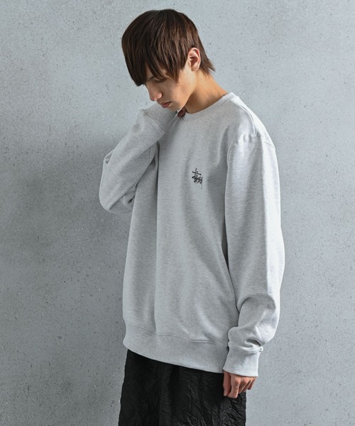 STUSSY（ステューシー）の「STUSSY (ステューシー) BASIC STUSSY HOOD プルパーカー（パーカー・メンズ・ライトグレー/ブラック・XL/L/M/S）」の12枚目の写真