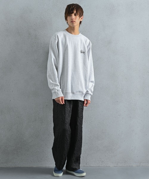 STUSSY（ステューシー）の「STUSSY (ステューシー) BASIC STUSSY HOOD プルパーカー（パーカー・メンズ・ライトグレー/ブラック・XL/L/M/S）」の14枚目の写真