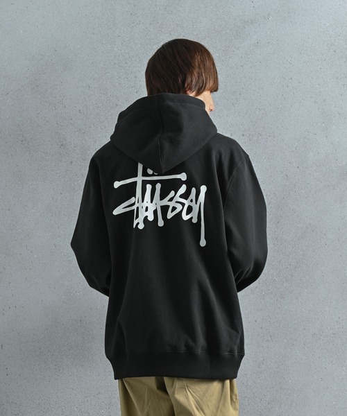 STUSSY（ステューシー）の「STUSSY (ステューシー) BASIC STUSSY HOOD プルパーカー（パーカー・メンズ・ライトグレー/ブラック・XL/L/M/S）」の17枚目の写真