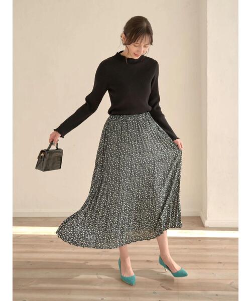 earth music&ecology(アースミュージックアンドエコロジー)の「メローリブニット *(ニット/セーター・レディース・ライトグレー/ブラック/グリーン/アイボリー・S/M)」の17枚目の写真