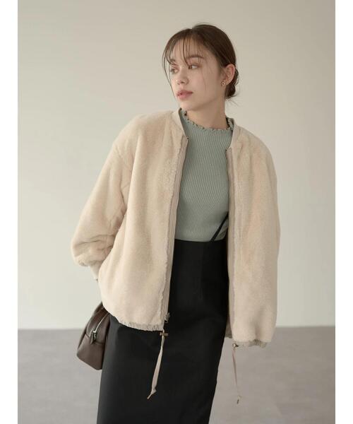 earth music&ecology(アースミュージックアンドエコロジー)の「メローリブニット *(ニット/セーター・レディース・ライトグレー/ブラック/グリーン/アイボリー・S/M)」の21枚目の写真