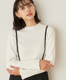 earth music&ecology | メローリブニット ＊(ニット/セーター)