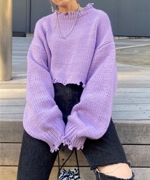 WHO'S WHO gallery | ロービングダメージプルオーバー(ニット/セーター)