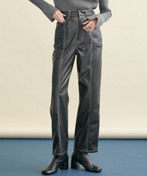 【INella(イネラ)】シンセティックレザーパンツ