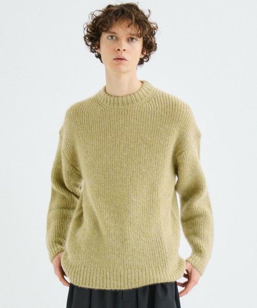 marka（マーカ）の「【marka/MARKAWARE】CREW NECK（ニット/セーター・メンズ・イエロー/ブルー・2/1）」の2枚目の写真