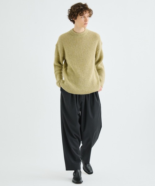 marka（マーカ）の「【marka/MARKAWARE】CREW NECK（ニット/セーター・メンズ・イエロー/ブルー・2/1）」の11枚目の写真