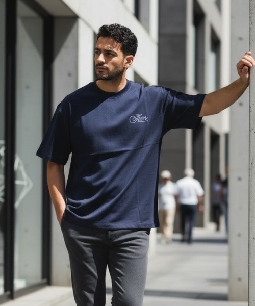 A.en(エイエン )の「A.EN CLASSIC T-SHIRT(Tシャツ/カットソー・メンズ・ホワイト/ブラック/ネイビー/バーガンディー・S/XXL/XL/M/L)」の19枚目の写真