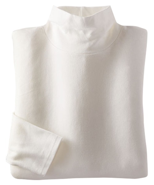 BELLUNA（ベルーナ）の「吸湿発熱機能付ハイネックプルオーバー（Tシャツ/カットソー・レディース・ブラック/ベージュ/オフホワイト/モスグリーン/杢グレー/ワイン・LARGE/X-LARGE/MEDIUM）」の2枚目の写真