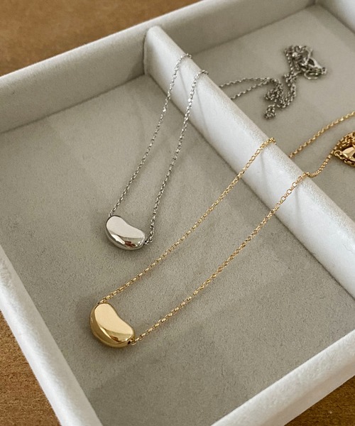 CAPRICIEUX LE'MAGE（カプリシューレマージュ）の「【GOLDY/ゴールディ】ビーンズネックレス（ネックレス・レディース・シルバー/ゴールド・FREE）」の3枚目の写真