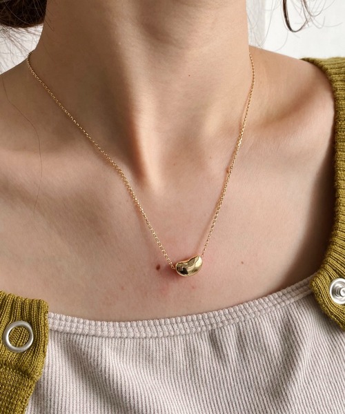 CAPRICIEUX LE'MAGE（カプリシューレマージュ）の「【GOLDY/ゴールディ】ビーンズネックレス（ネックレス・レディース・シルバー/ゴールド・FREE）」の4枚目の写真