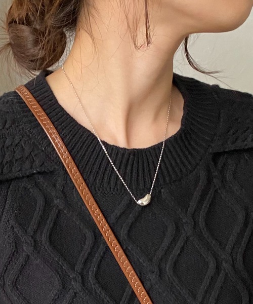 CAPRICIEUX LE'MAGE（カプリシューレマージュ）の「【GOLDY/ゴールディ】ビーンズネックレス（ネックレス・レディース・シルバー/ゴールド・FREE）」の5枚目の写真