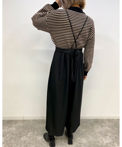 MLI'A(エムリア)の「ハニカム柄長袖トップス(ニット/セーター・レディース・ブラック/ブルー・M)」の12枚目の写真