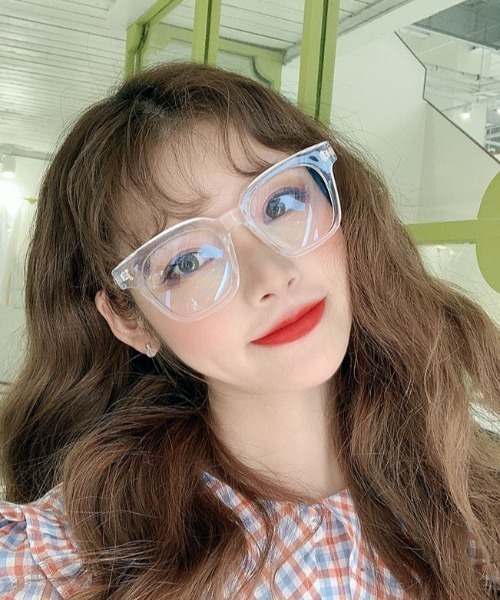 MANGROVE(マングローブ)の「フルリムウェリントンメガネ(メガネ・レディース・ブラック/クリア・FREE)」の2枚目の写真