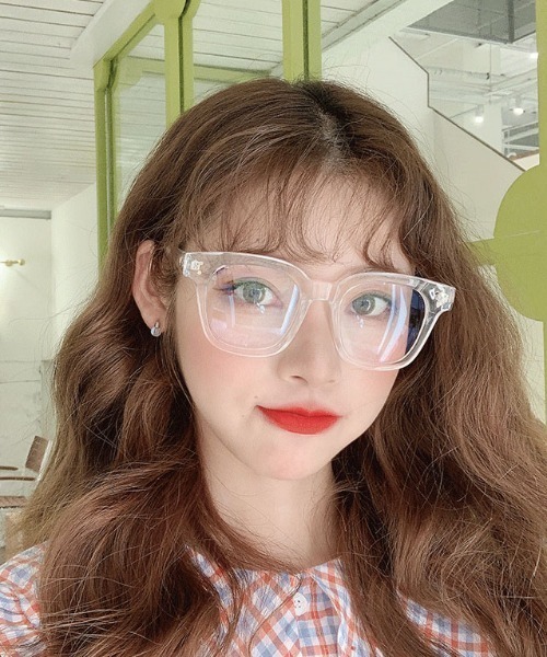 MANGROVE(マングローブ)の「フルリムウェリントンメガネ(メガネ・レディース・ブラック/クリア・FREE)」の4枚目の写真