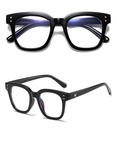 MANGROVE(マングローブ)の「フルリムウェリントンメガネ(メガネ・レディース・ブラック/クリア・FREE)」の6枚目の写真